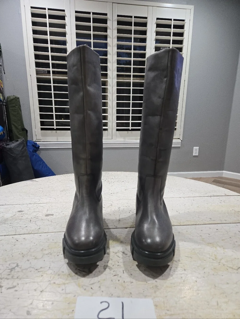 Free People Brooks Boots 0003721993 Women's Grayish Size 38.5